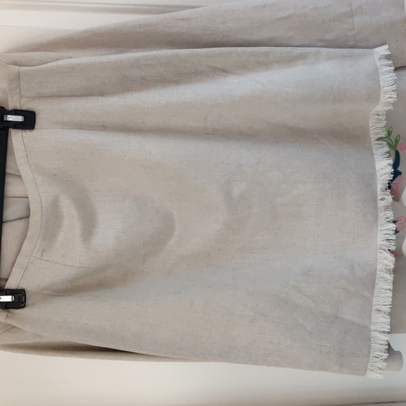Harve Bernard NWOT linen embroidered skirt set size 12 - Picture 3 of 16